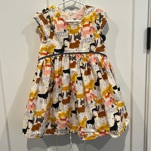 Girls Toddlers Pink Chicken Dress 3T